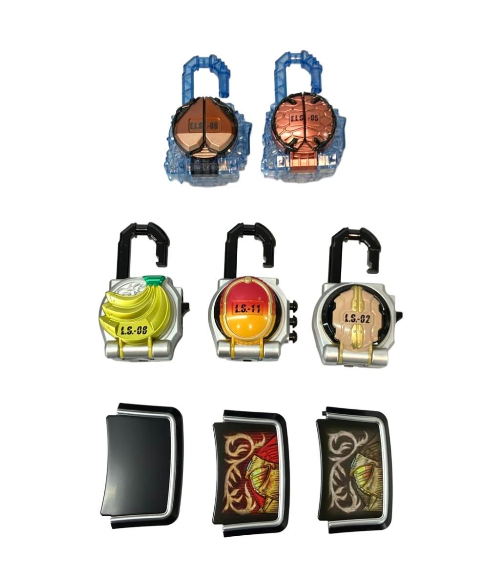 美品 BANDAI 仮面ライダー鎧武 CSMロックシード チームバロンセット