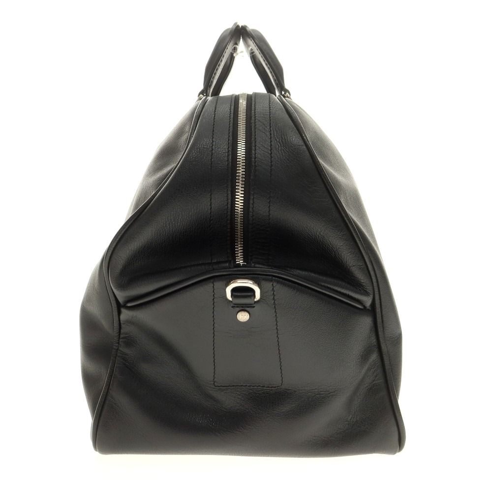 エルメネジルドゼニア 注文 Ermenegildo Zegna レザー ボストンバッグ