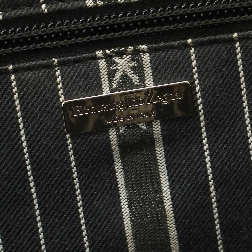 エルメネジルドゼニア 注文 Ermenegildo Zegna レザー ボストンバッグ