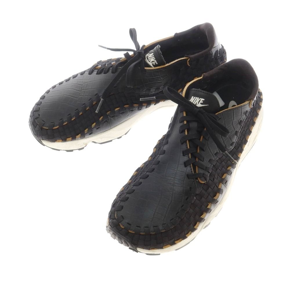 ナイキ NIKE Air Footscape Woven PRM スニーカー ブラック サイズ29.5 cm レディース