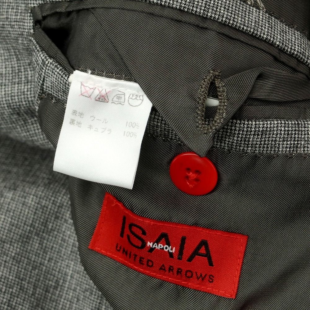 中古】イザイア ISAIA UNITED ARROWS別注 ウール 3B テーラード