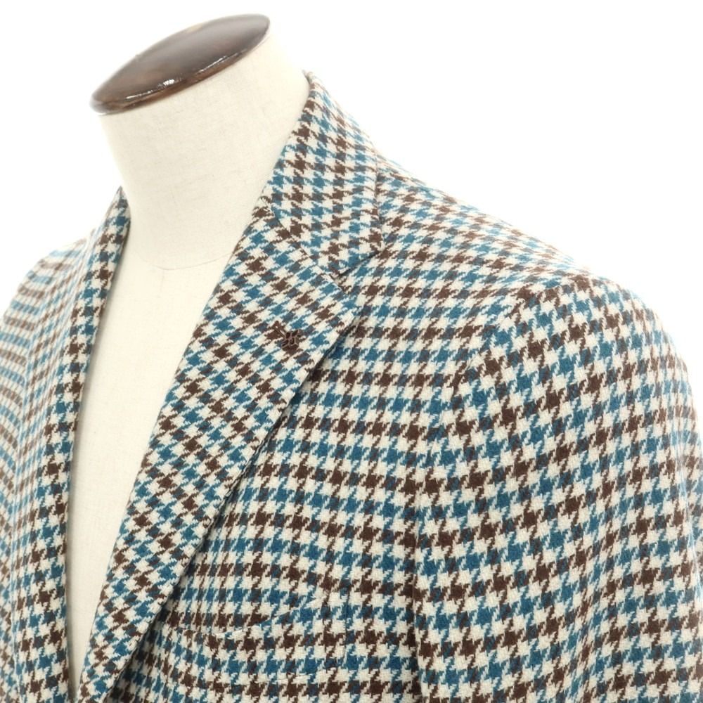 中古】タリアトーレ TAGLIATORE ウールナイロン ガンクラブチェック 2B