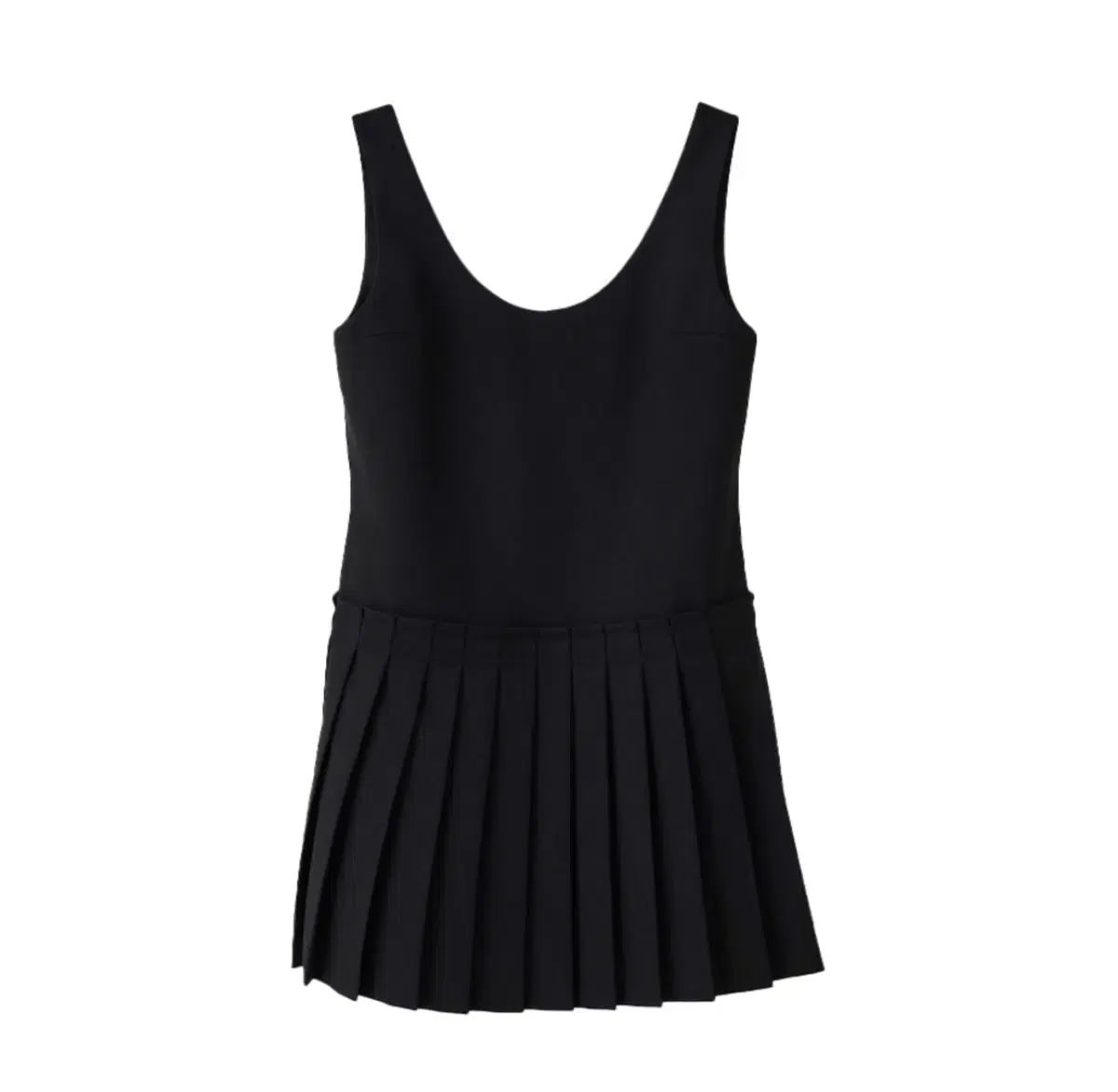 タナッツ ハーフ プリーツ ONE PIECE ブラック