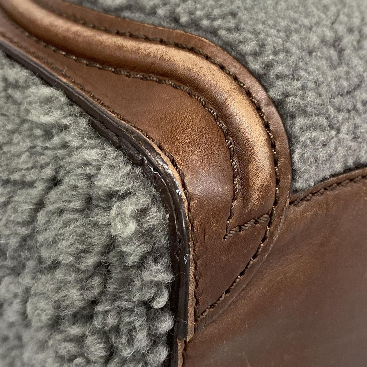 CELINE(セリーヌ) ハンドバッグ ラゲージナノショッパー ダークグレー