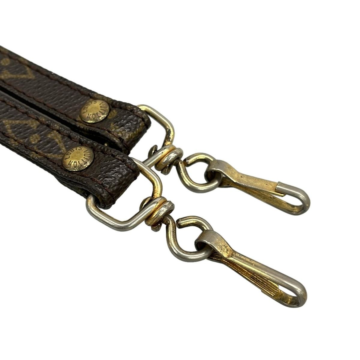 Louis Vuitton ストラップ ゴールド ダークブルー LOUIS VUITTON(ルイヴィトン) ショルダーストラップ モノグラム