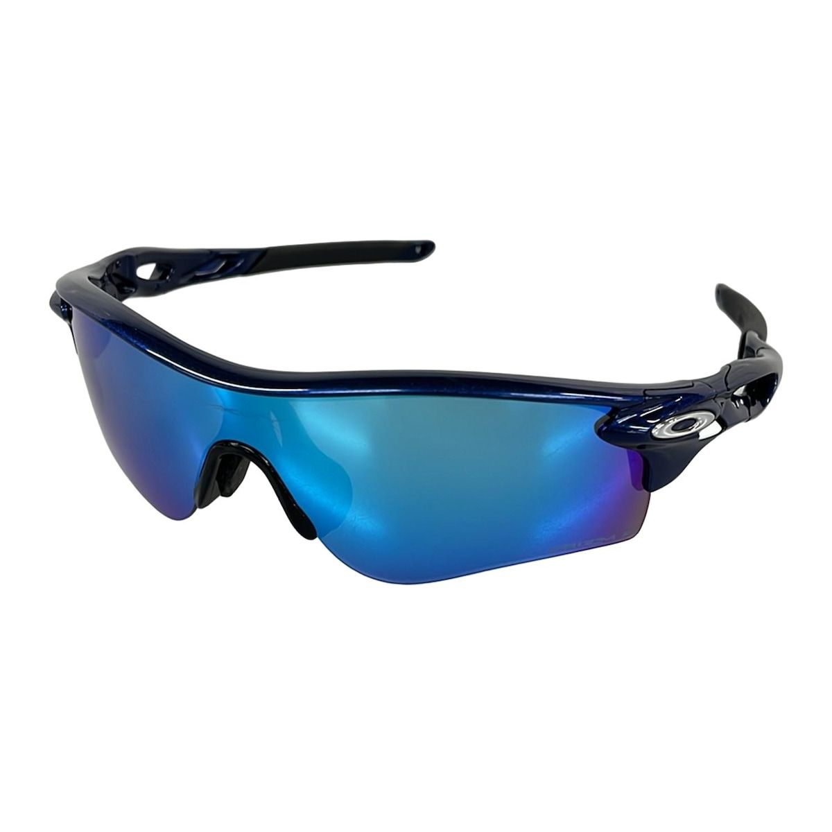 Oakley 偏光サングラス ネイビー OAKLEY(オークリー) サングラス美品 RADARLOCK ネイビー×黒 偏光レンズ