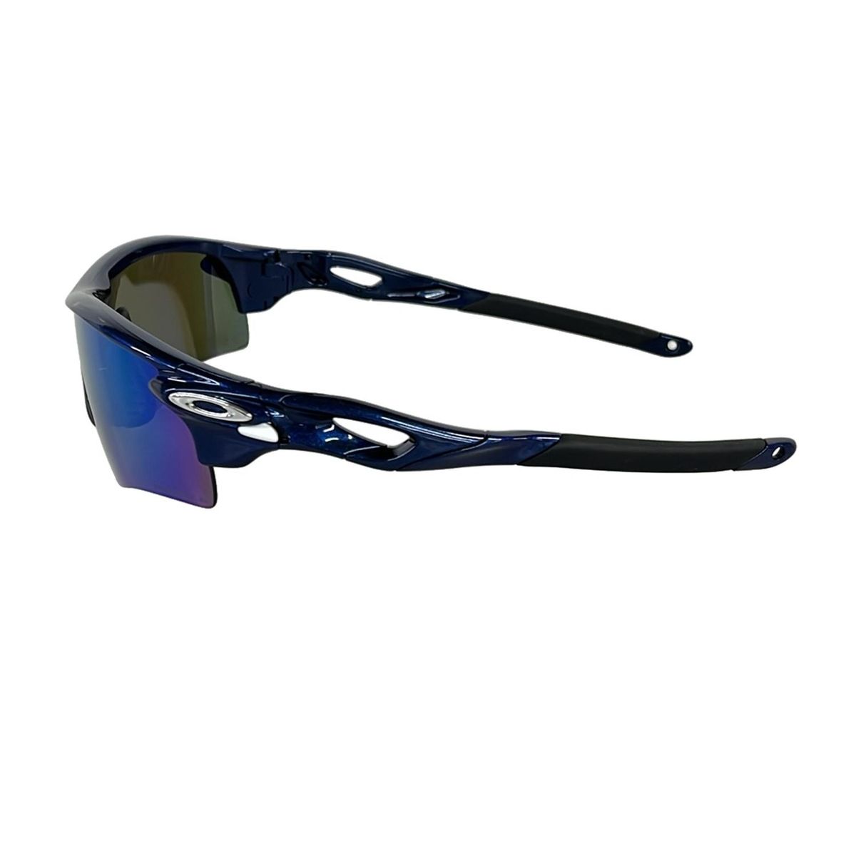 Oakley 偏光サングラス ネイビー OAKLEY(オークリー) サングラス美品 RADARLOCK ネイビー×黒 偏光レンズ