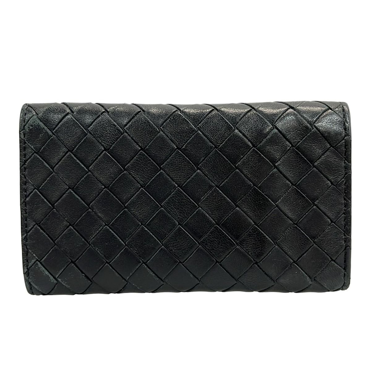 BOTTEGA VENETA(ボッテガヴェネタ) キーケース イントレチャート 黒 6