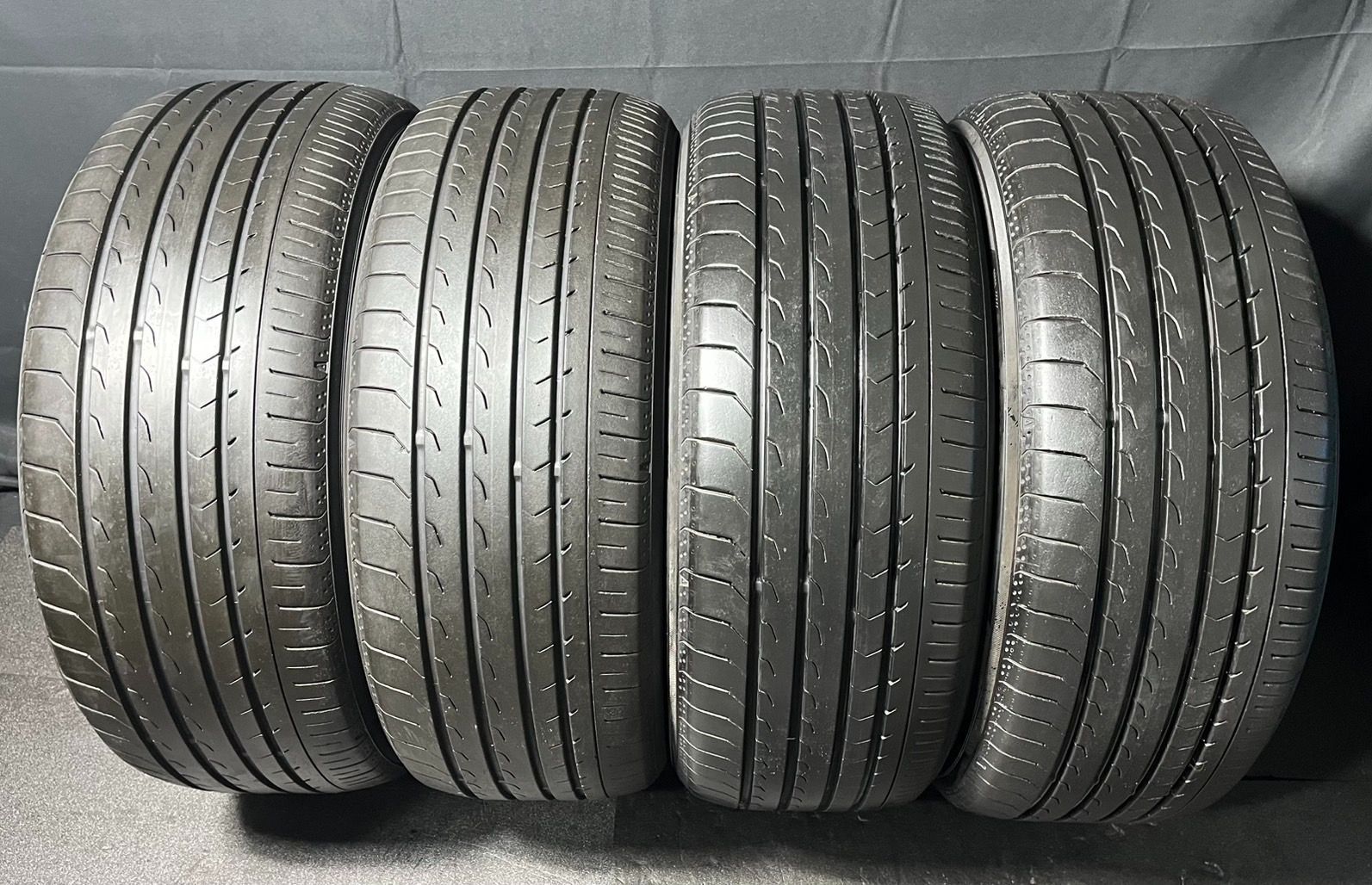 2025 製 約7 6～9 6分山 ヨコハマ ブルーアース BluEarth RV 03 225 50 R 18 4本 h_674