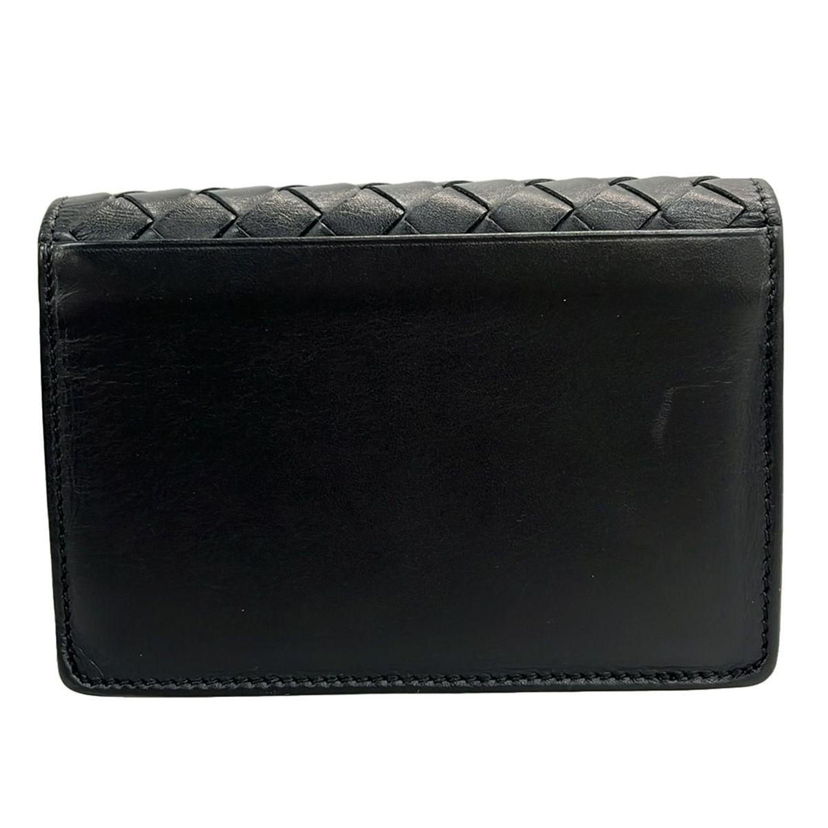 BOTTEGA VENETA(ボッテガヴェネタ) 名刺入れ イントレチャート 黒