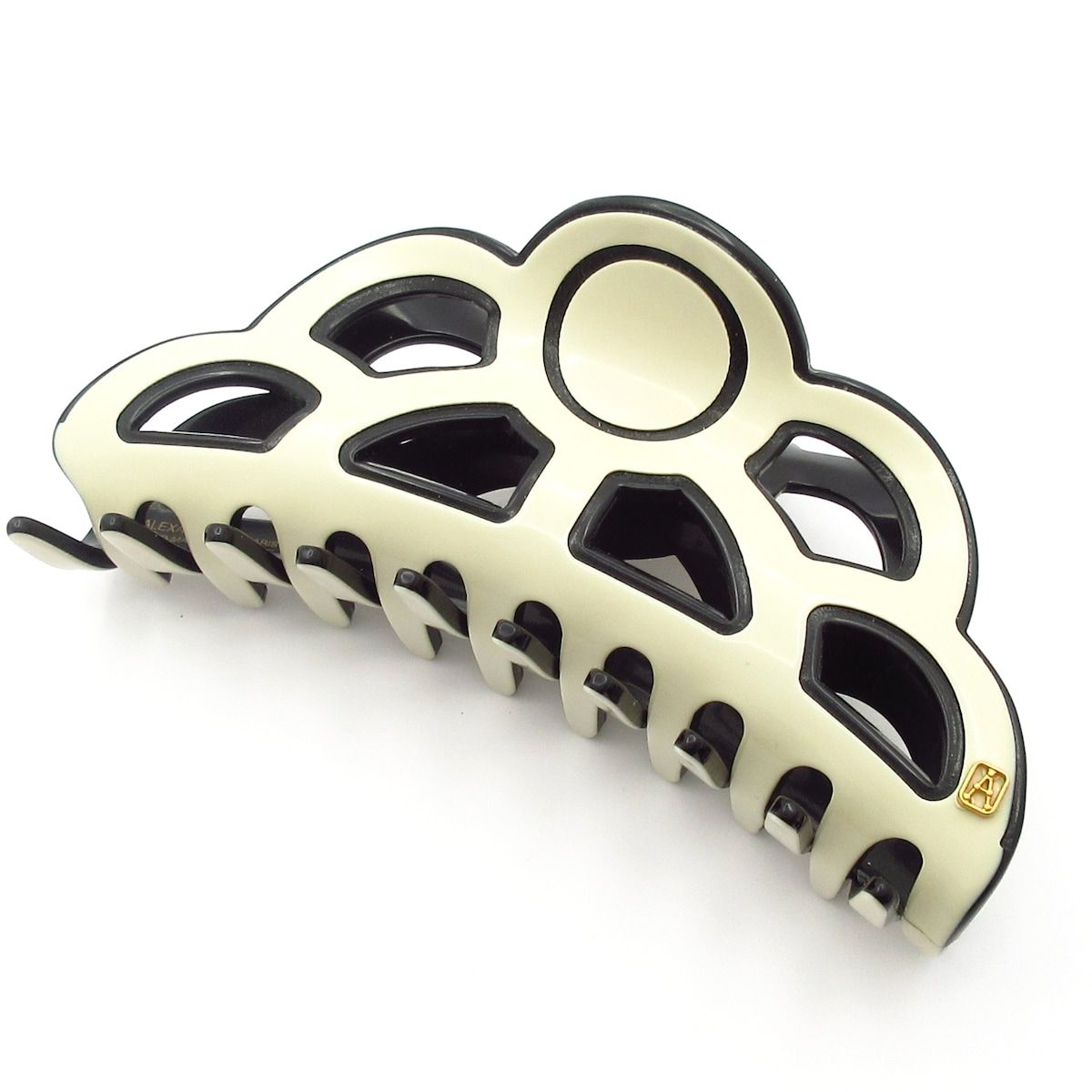 ALEXANDRE de PARIS アレクサンドル ドゥ パリ 白 黒 クリップ