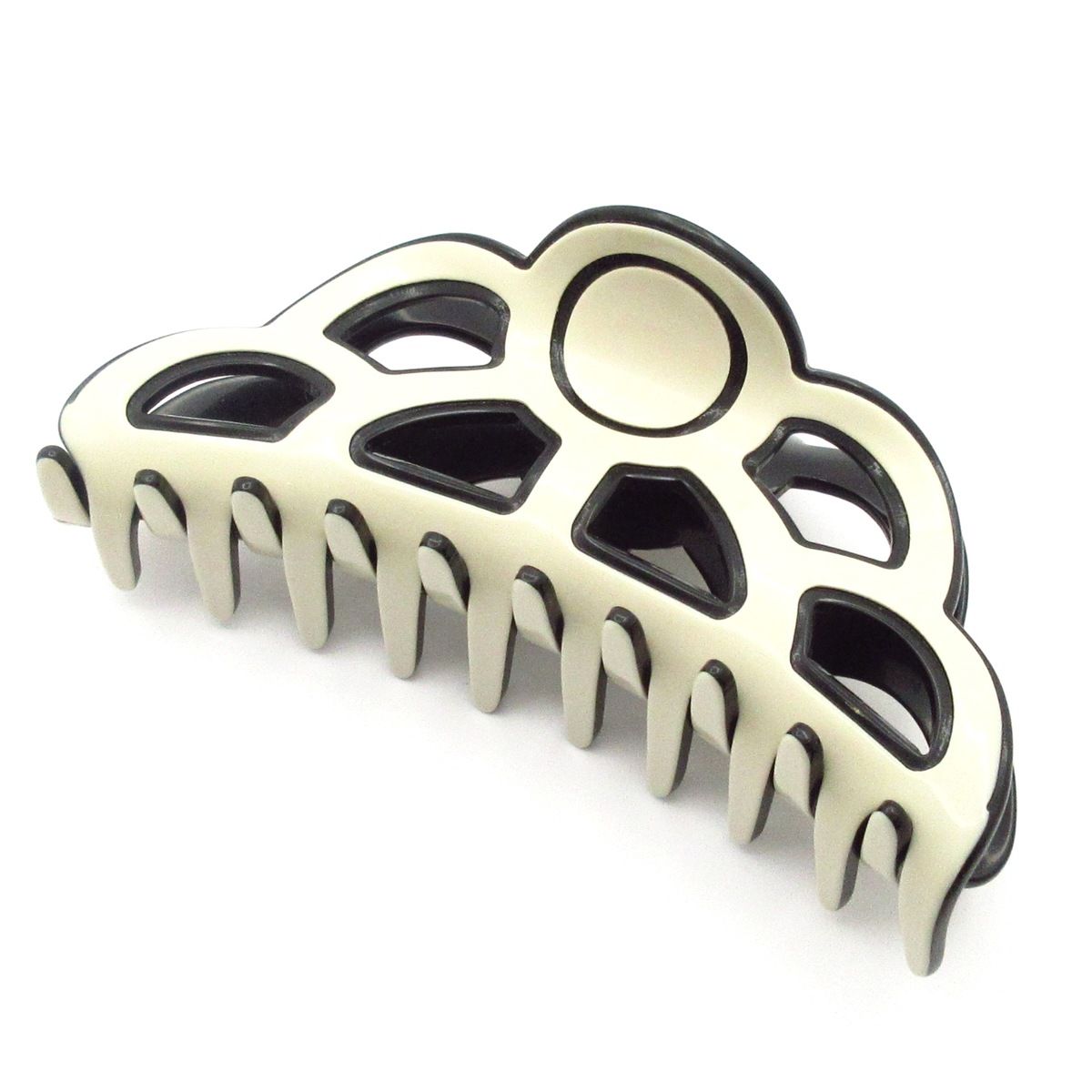 ALEXANDRE de PARIS アレクサンドル ドゥ パリ - 白×黒 クリップ