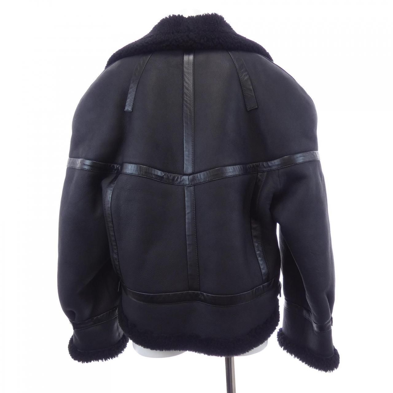 サンローラン SAINT LAURENT AVIATOR JACKET 755790 YCLZ 2 ムートンジャケット