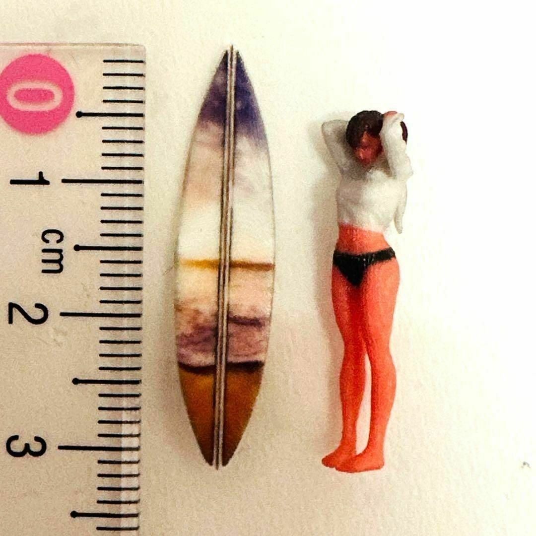 1/64 サーフボード③ ミニチュア フィギュアに ミニカーに ジオラマに