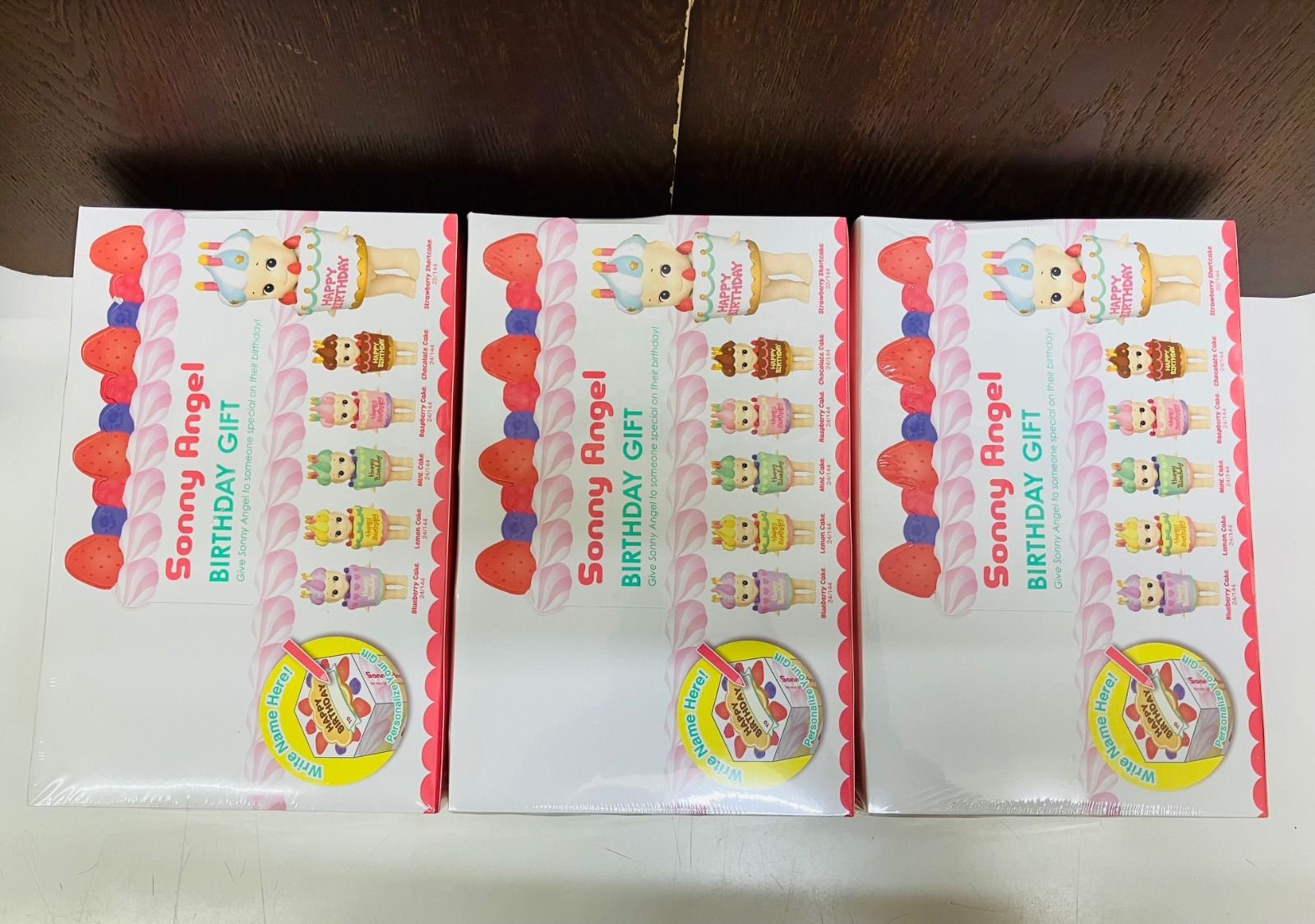 ソニーエンジェル バースデーギフトシリーズ セット 3 BOX シュリンク付き