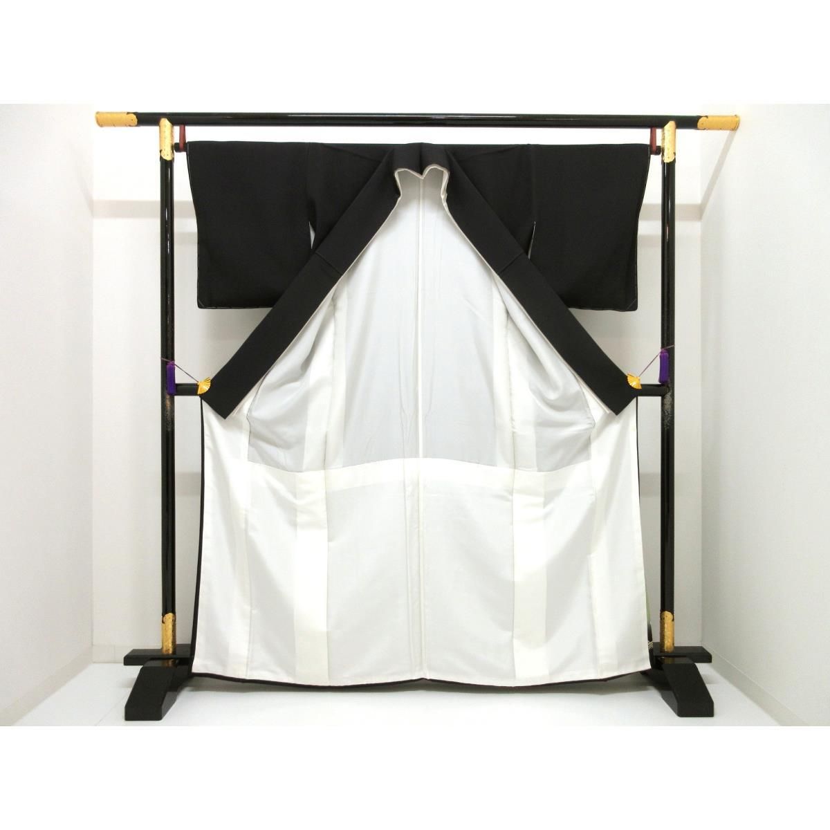 黒留袖 友禅金彩加工 ボカシ染