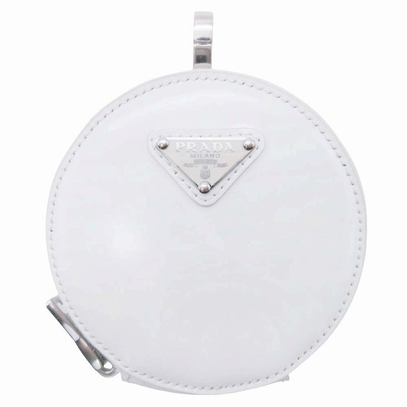 美品 プラダ PRADA トライアングル ラウンド コインケース コイン