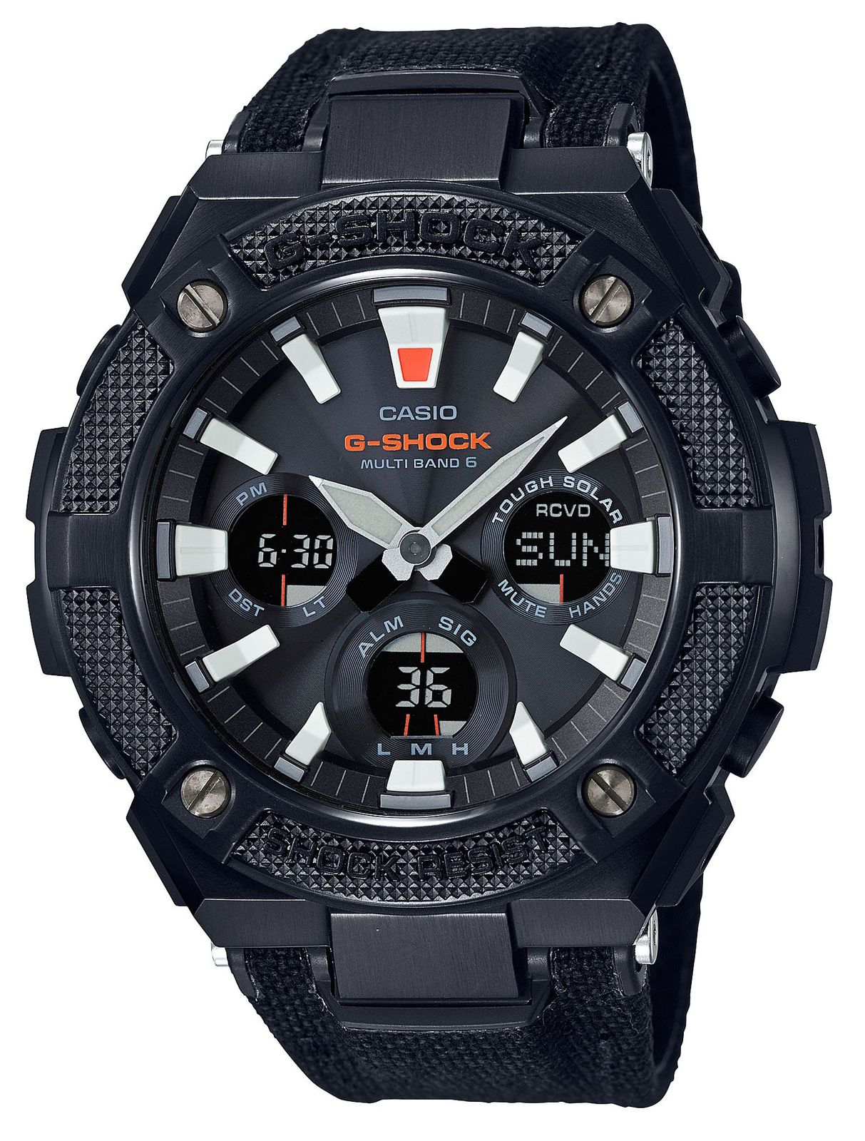 カシオ 腕時計 ジーショック G STEEL 電波ソーラー GST W 130 BC 1 AJF メンズ ブラック