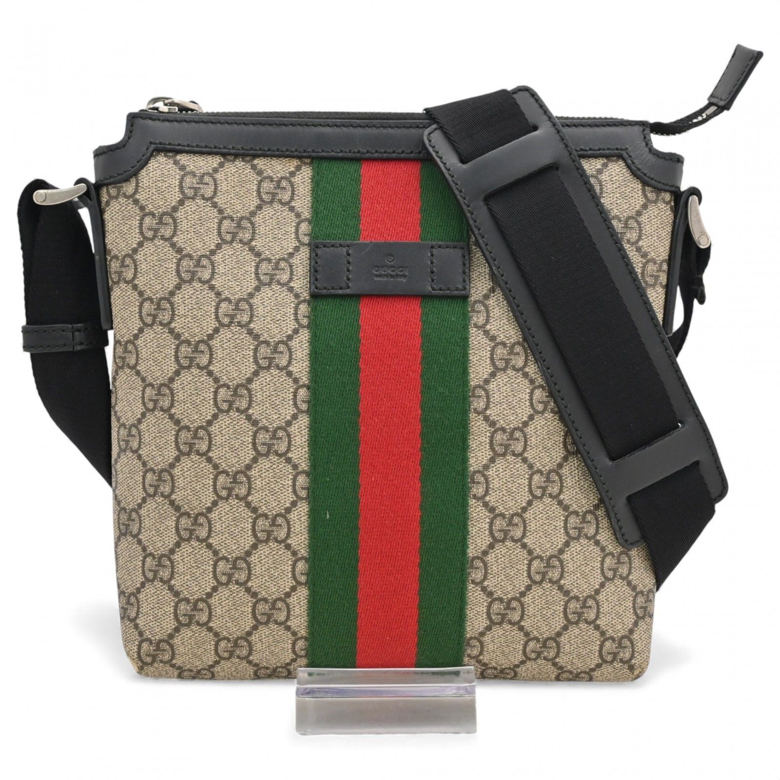 グッチ GGスプリーム シェリーライン ショルダーバッグ Bランク gu 1536 ju