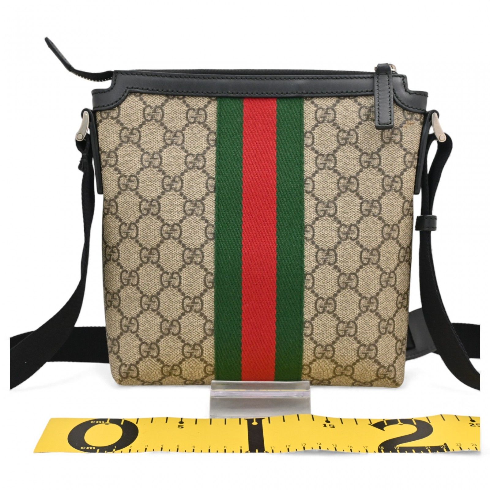 グッチ GGスプリーム シェリーライン ショルダーバッグ Bランク gu 1536 ju