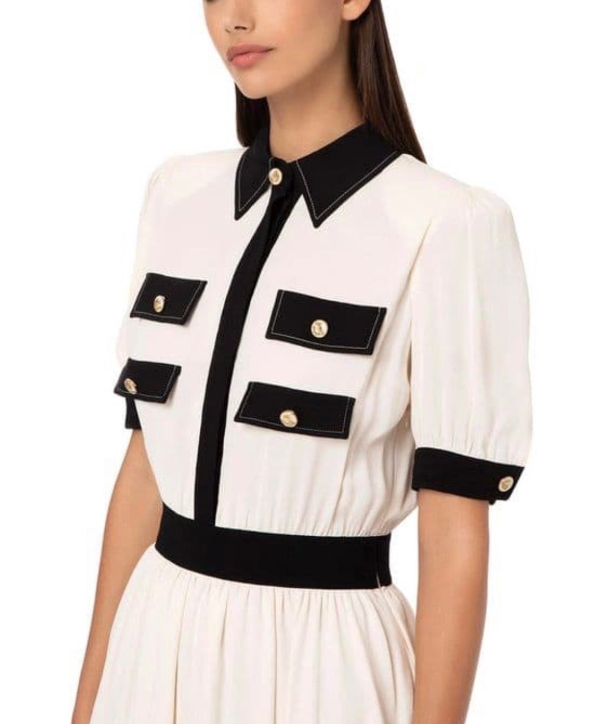 ELISAEBTTA FRANCH エリザベッタフランキ シフォンワンピース S