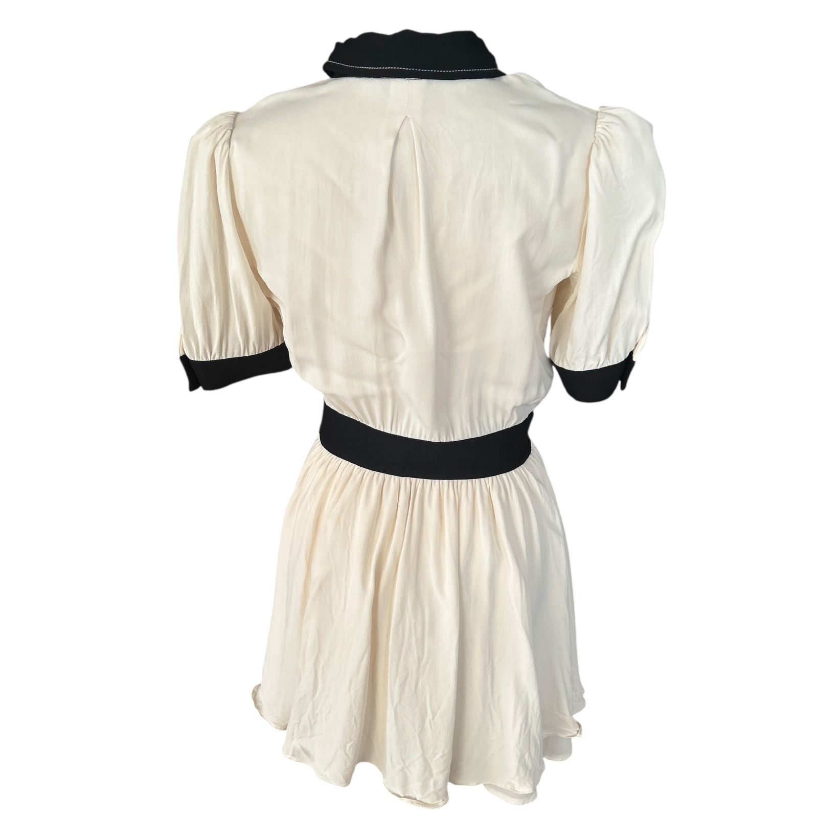  ELISAEBTTA FRANCH エリザベッタフランキ シフォンワンピース S 半袖 ミニワンピース