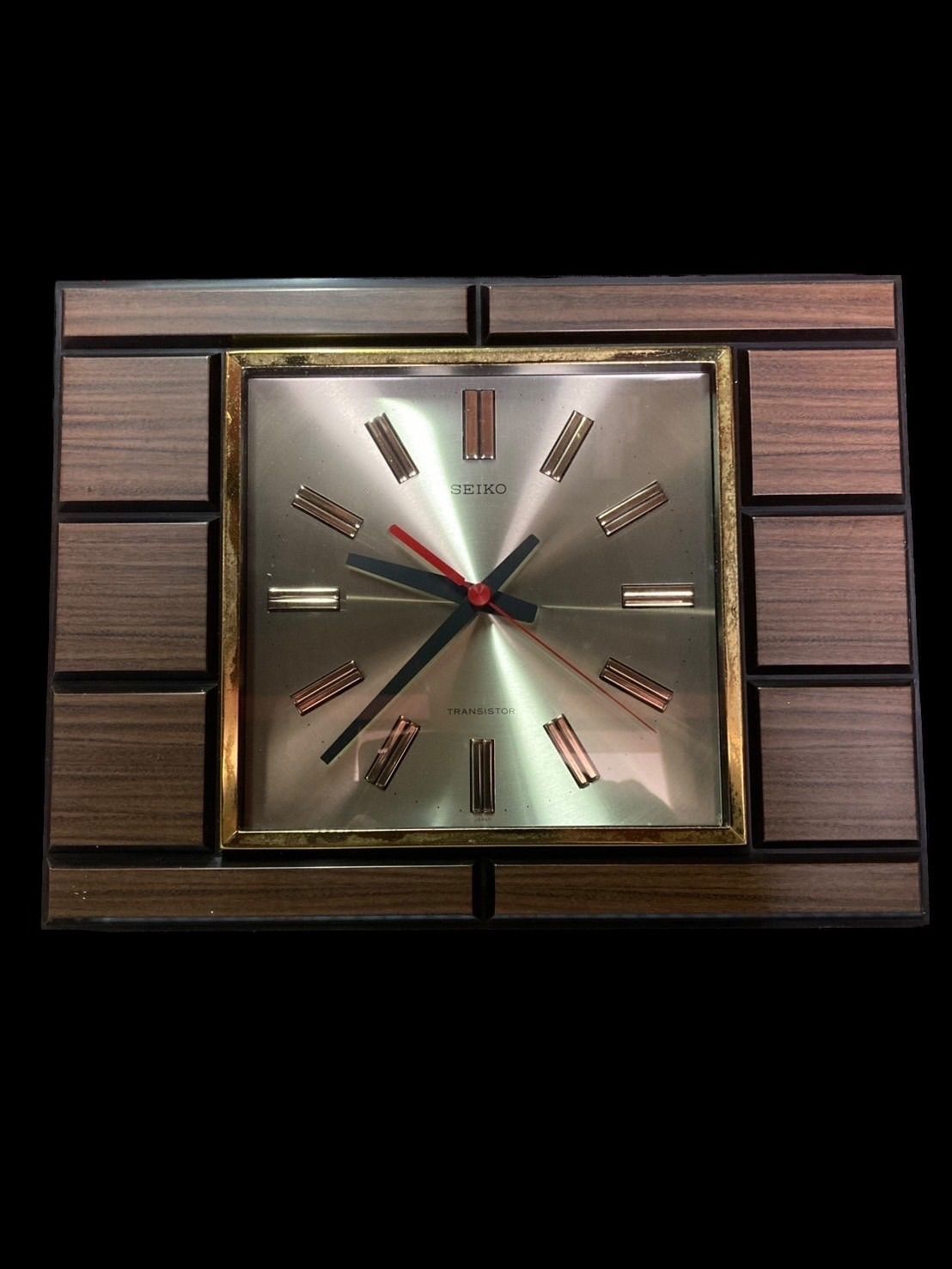 昭和 レトロ セイコー トランジスタ 壁掛け 時計 SEIKO TRANSISTOR