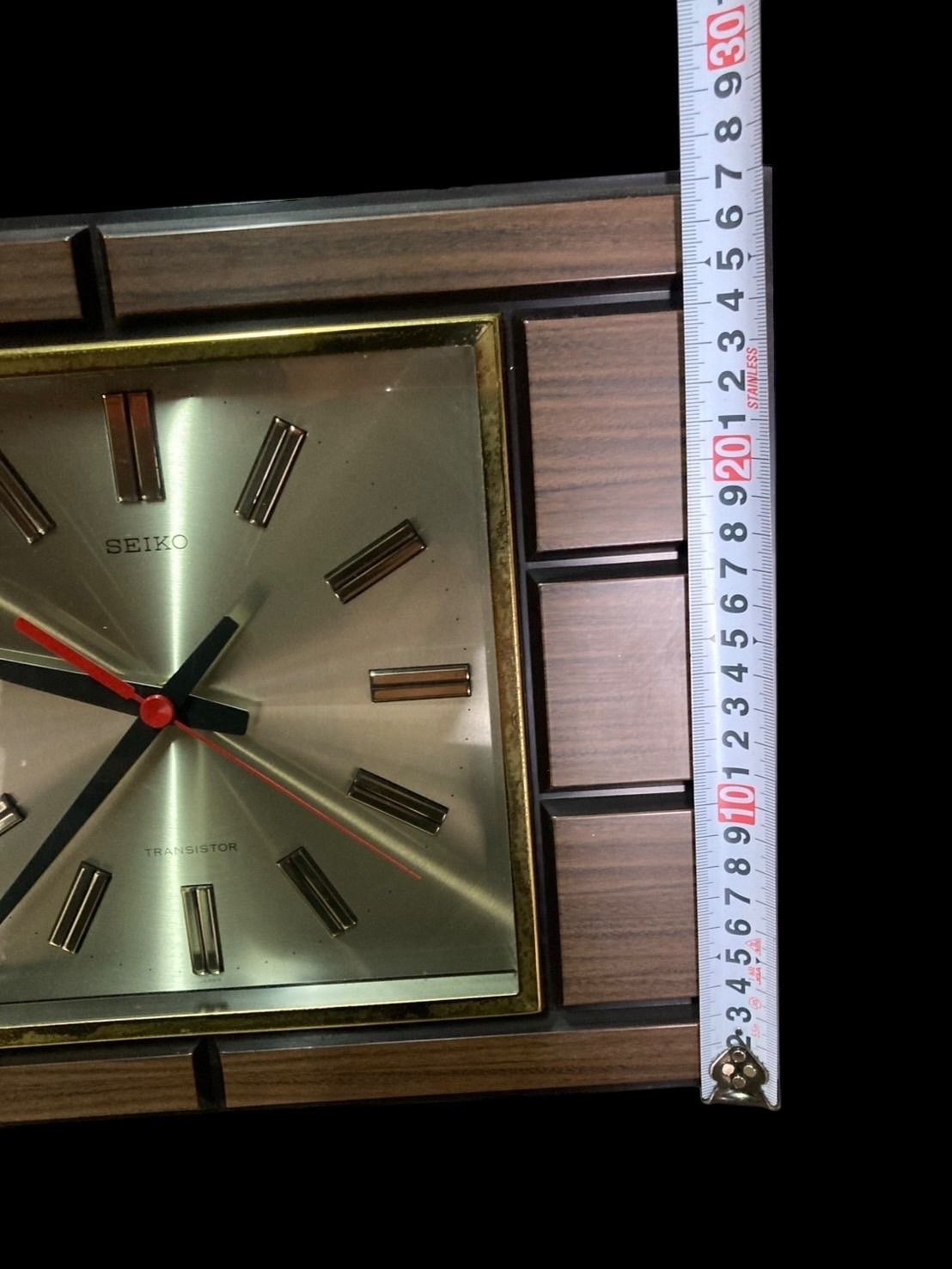 昭和 レトロ セイコー トランジスタ 壁掛け 時計 SEIKO TRANSISTOR