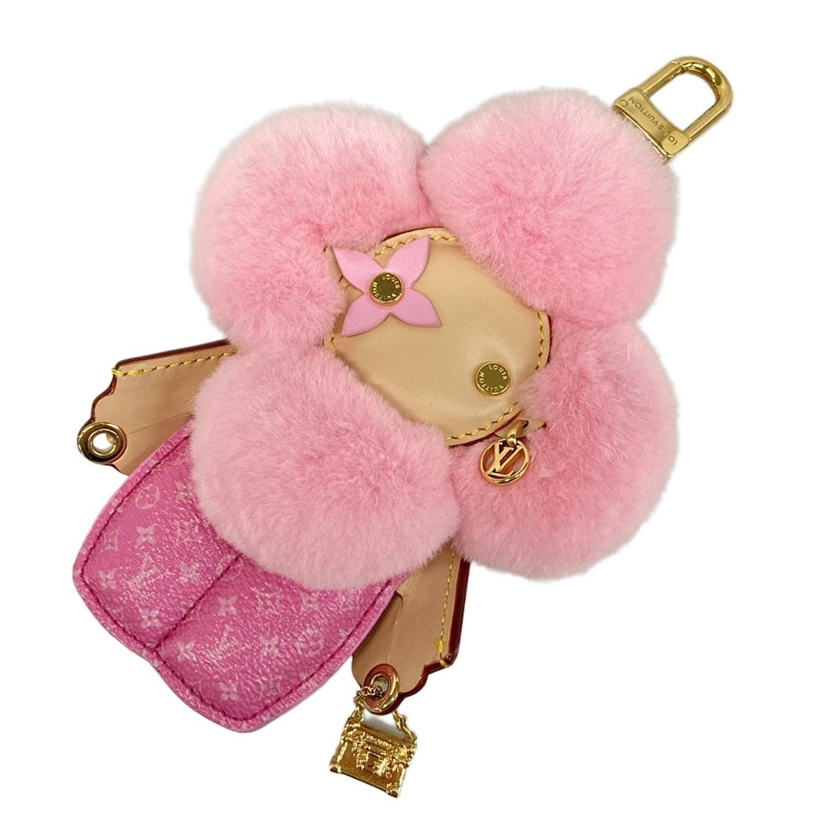 LOUIS VUITTON ルイヴィトン キーホルダー チャーム ヴィヴィエンヌ バッグチャーム ファッショニスタ M 01737 ピンク