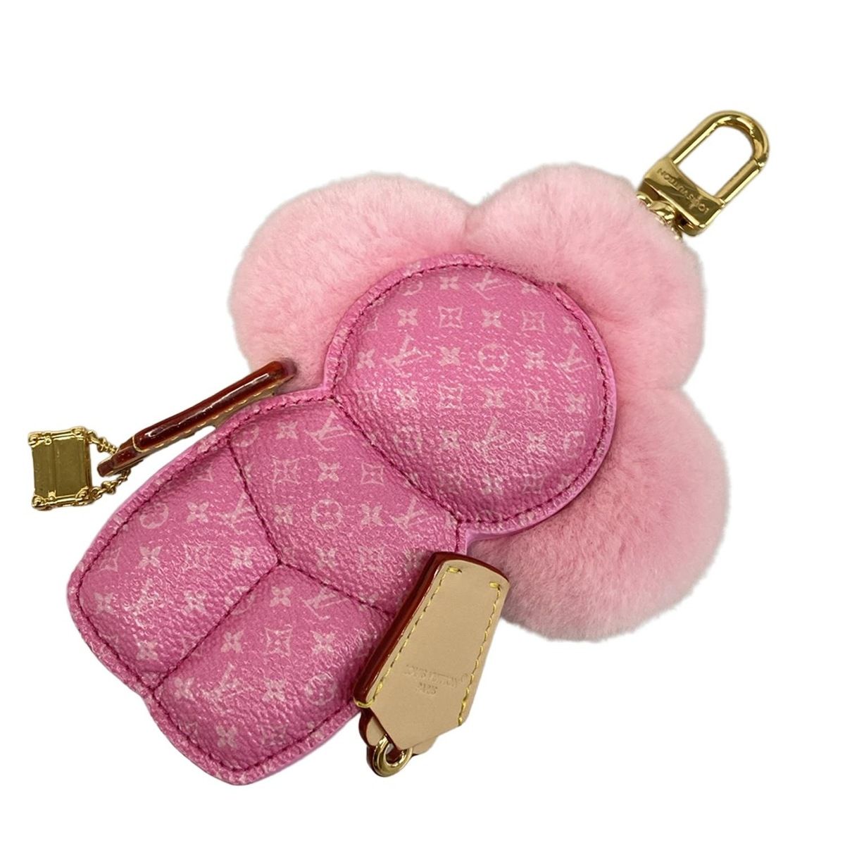 LOUIS VUITTON ルイヴィトン キーホルダー チャーム ヴィヴィエンヌ バッグチャーム ファッショニスタ M 01737 ピンク