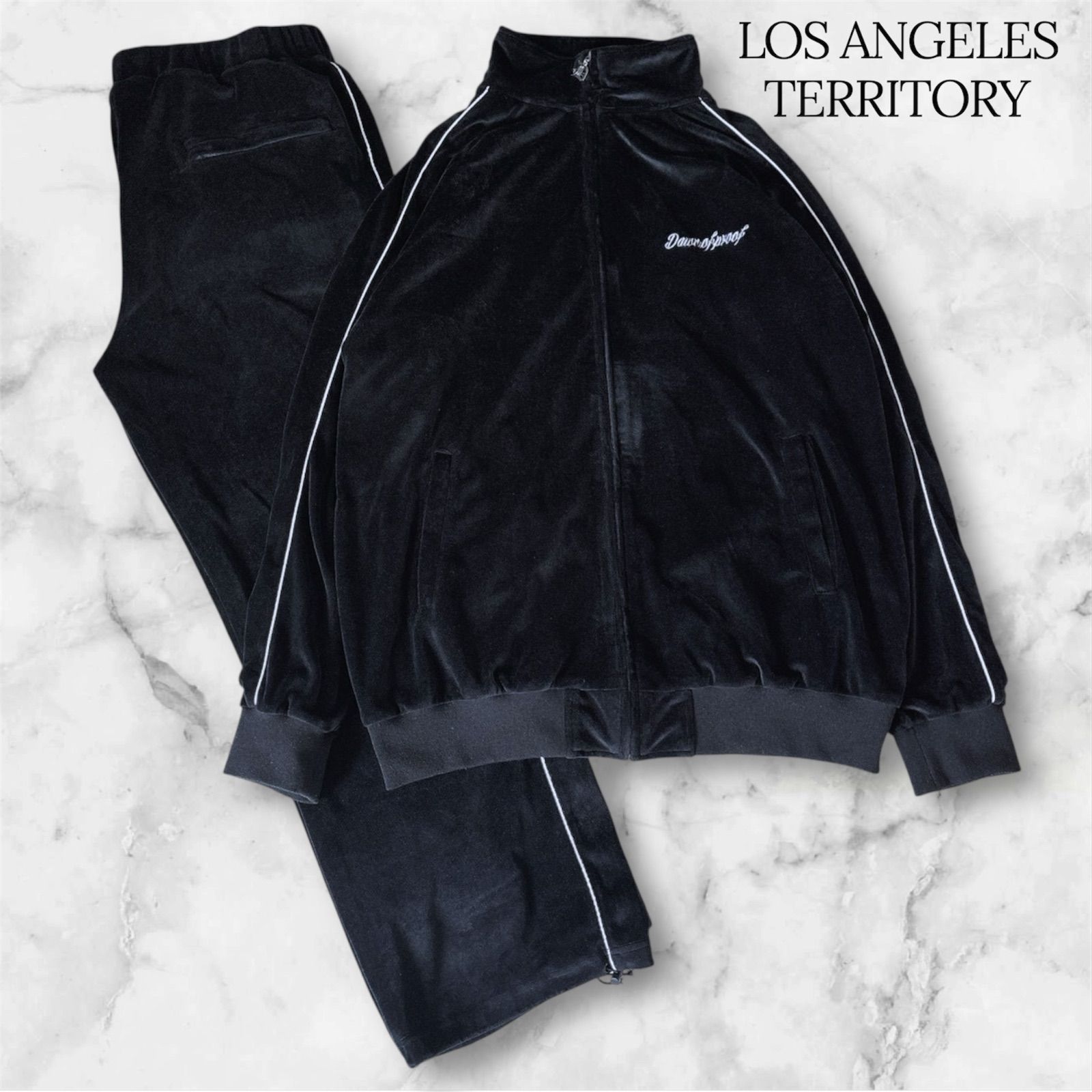 LOS ANGELES TERRITORY ロサンゼルステリトリー ベロア ジャージ