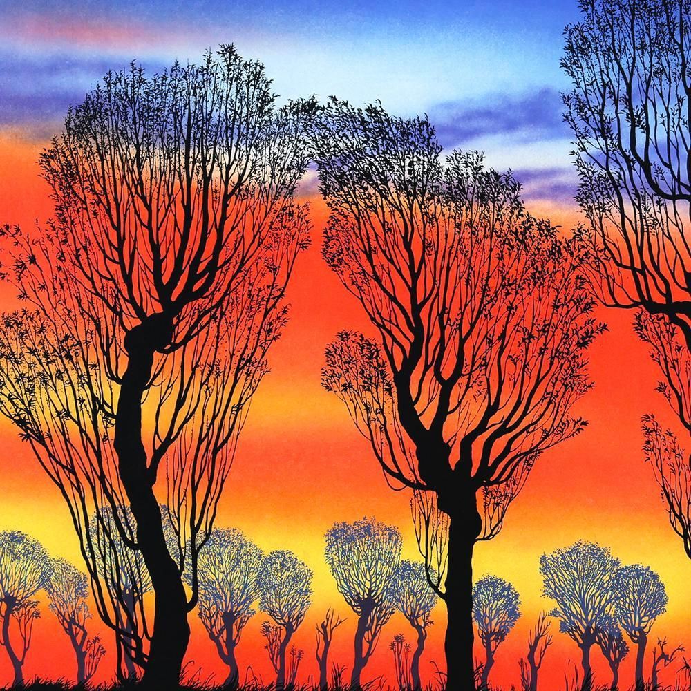 真作】【WISH】近藤薫「望郷」シルクスクリーン 約15号 大作 直筆