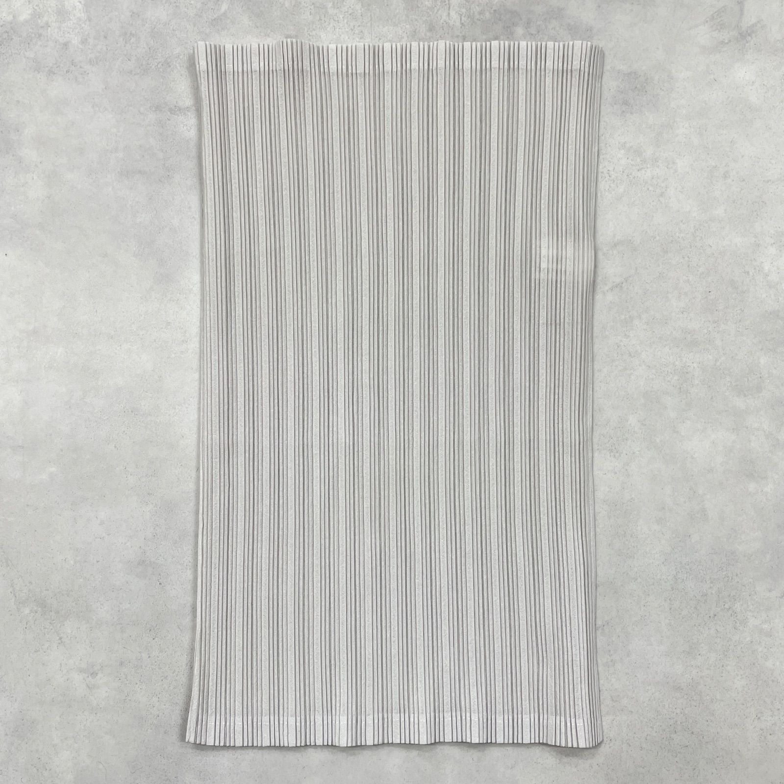 PLEATS PLEASE プリーツプリーズ ネックウォーマー ポリエステル ライトグレー レディース