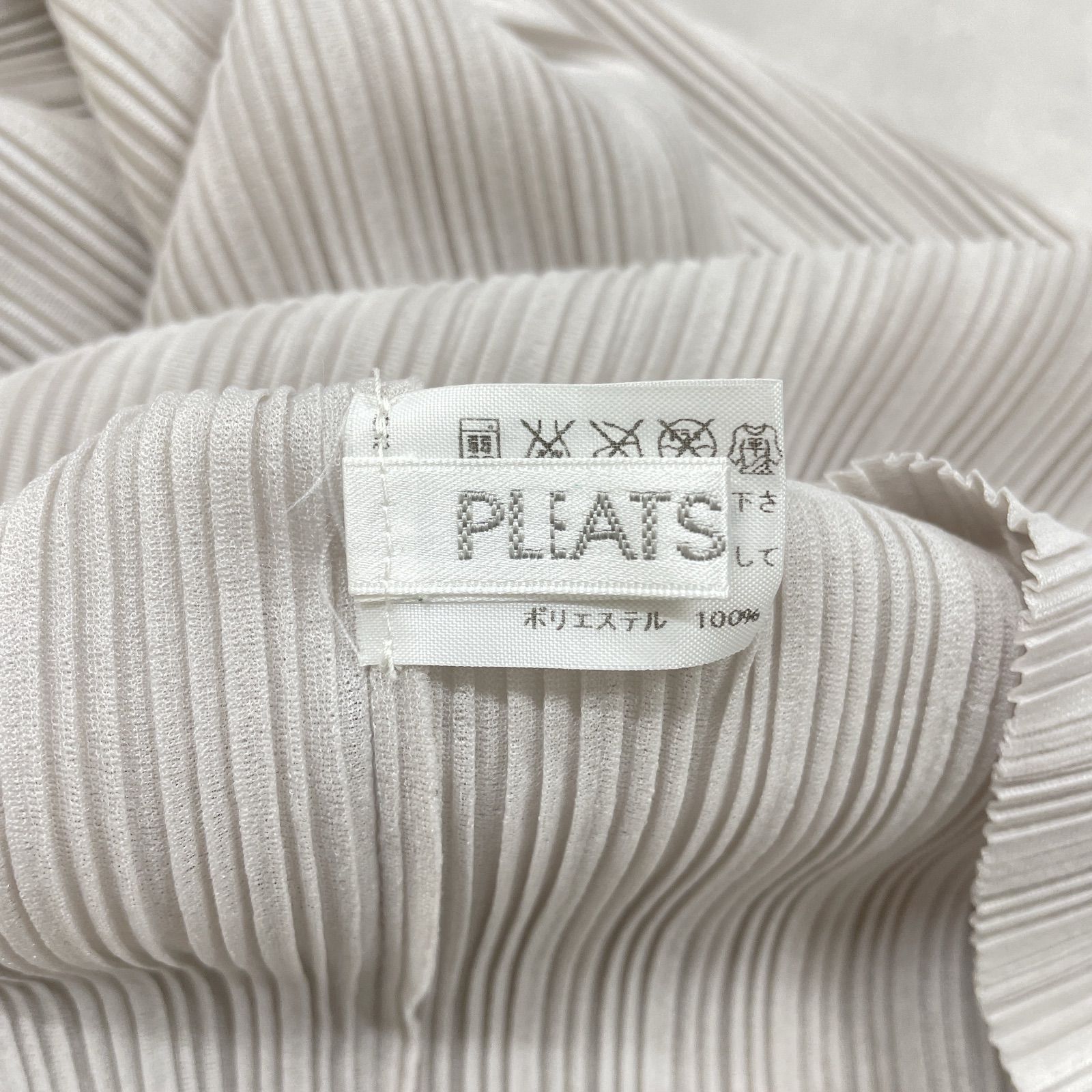  PLEATS PLEASE プリーツプリーズ ネックウォーマー ポリエステル ライトグレー レディース ネックウォーマー スヌード 小物