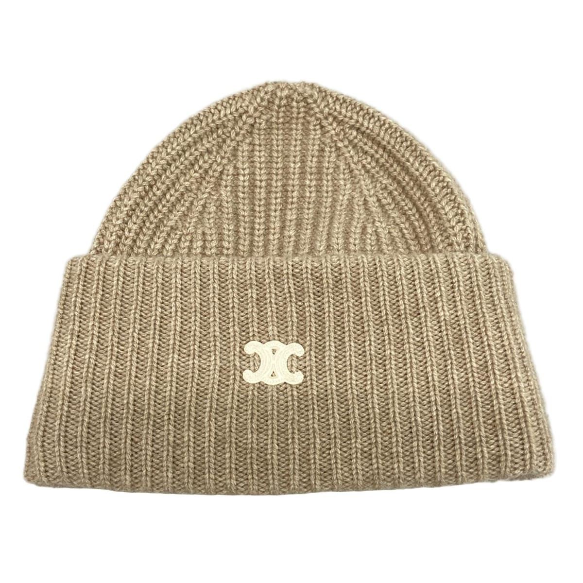 CELINE(セリーヌ) ニット帽 TU美品 トリオンフ AA0G5384D.02OQ