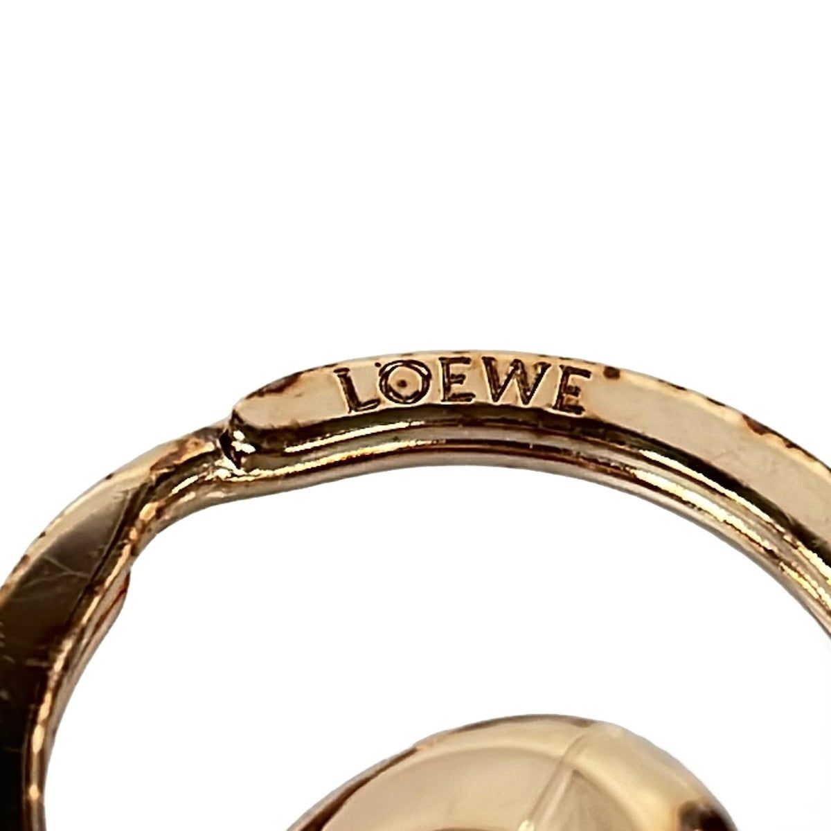 LOEWE(ロエベ) キーホルダー(チャーム)美品 アナグラム キーリング