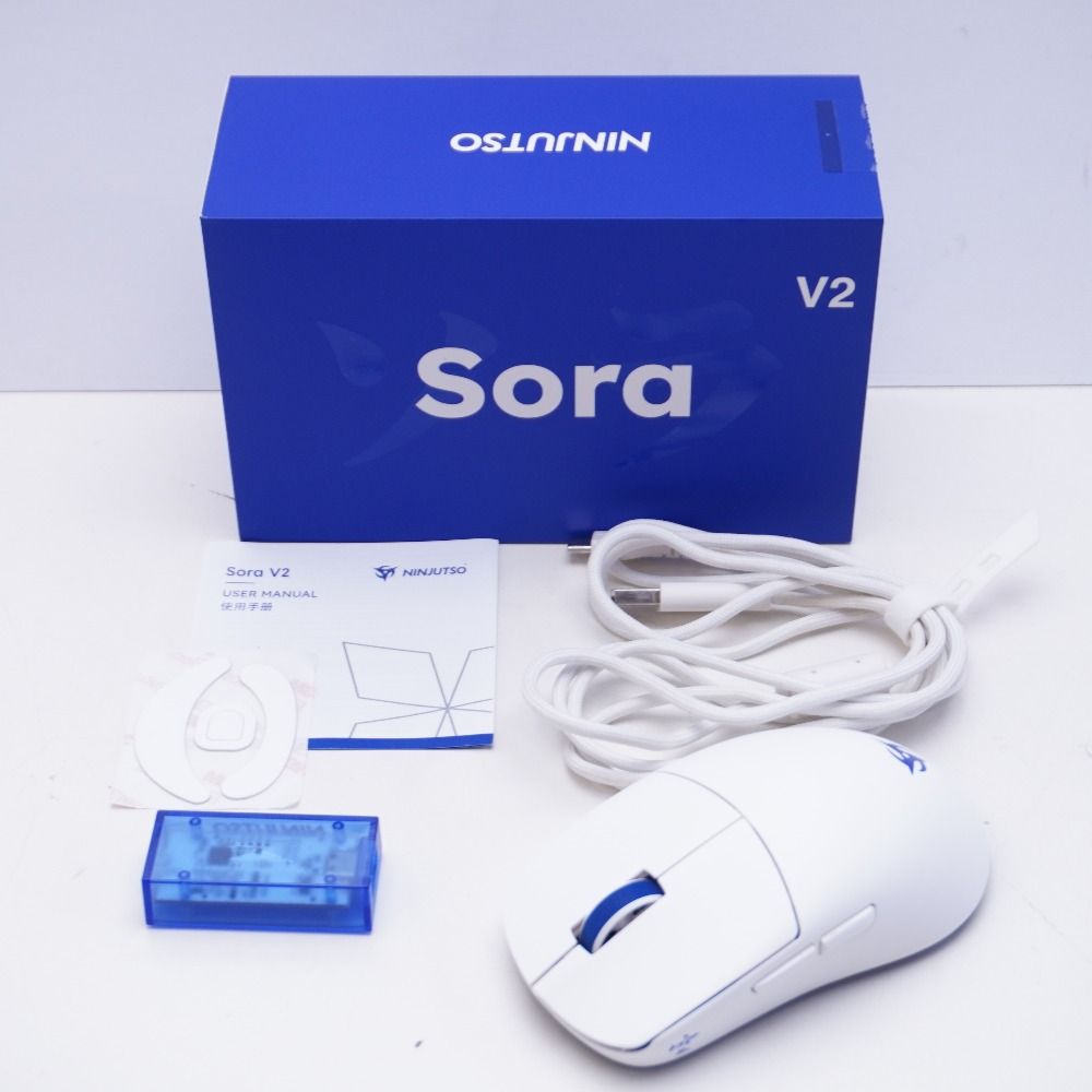 パソコン 周辺機器 PC周辺機器 ゲーミングマウス ninjutso sora v2 white - メルカリ