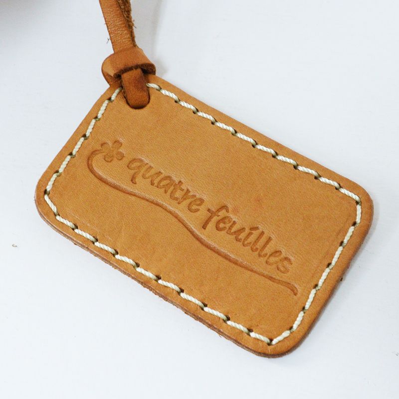 カトルフィーユ Quatre Feuilles メッシュレザーショルダーバッグ 