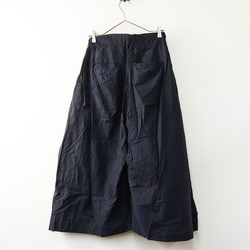 マンズテーラー R-D.M.Co- コットンシルクワイドパンツ M 濃ネイビー系┃ガウチョ キュロット