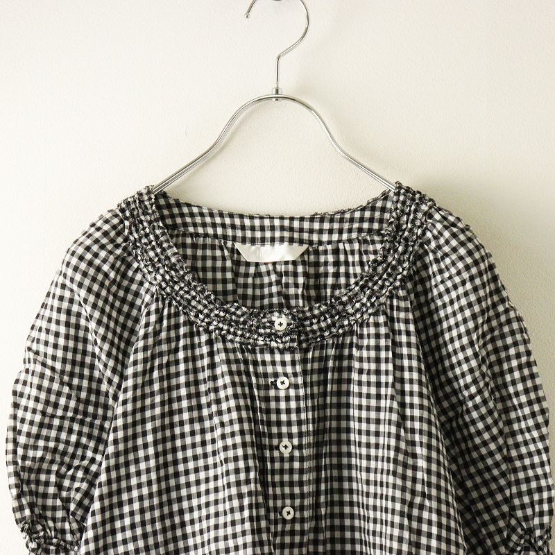 【極美品】PINK HOUSE ワンピース ピコフリル ギンガムチェック ピンクハウス PINK HOUSE ギンガムチェック 半袖 ピコフリル