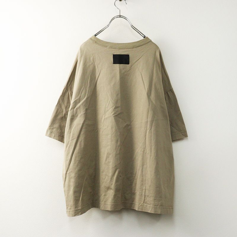 コグザビッグスモーク COG THE BIG SMOKE JEMMA T-SHIRT フ Tシャツ ベージュ┃トップス TEE