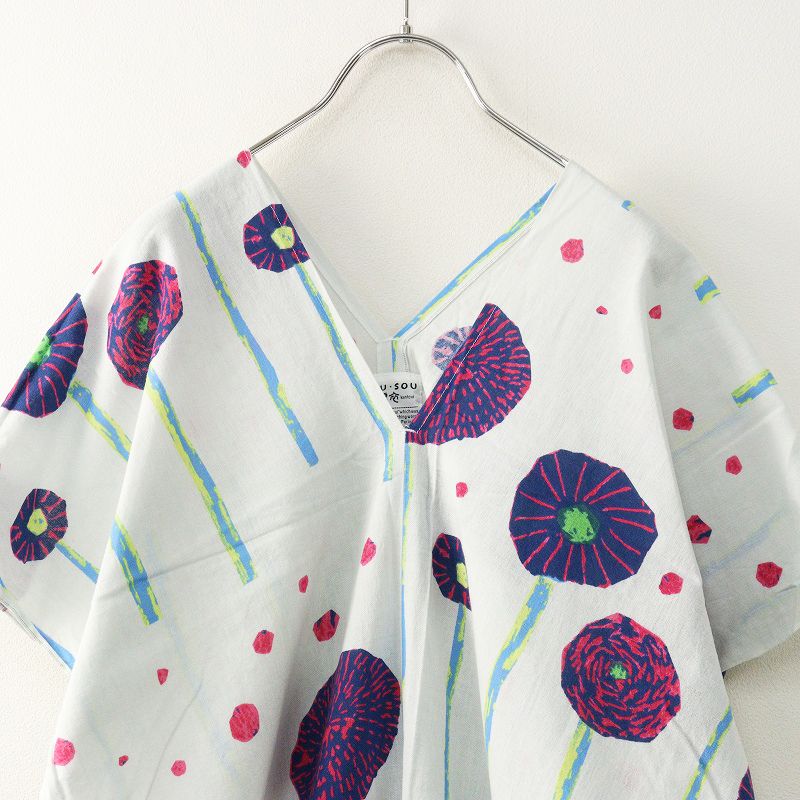 ソウソウ SOU SOU 京都 貫頭衣 長方形衣 知多木綿 伸びやか┃日本製