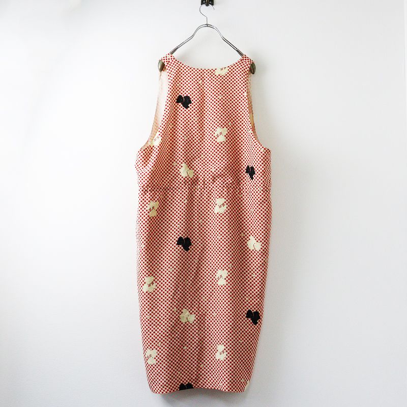 ピンクハウス PINK HOUSE ギンガムチェック テディプリント ジャンパー