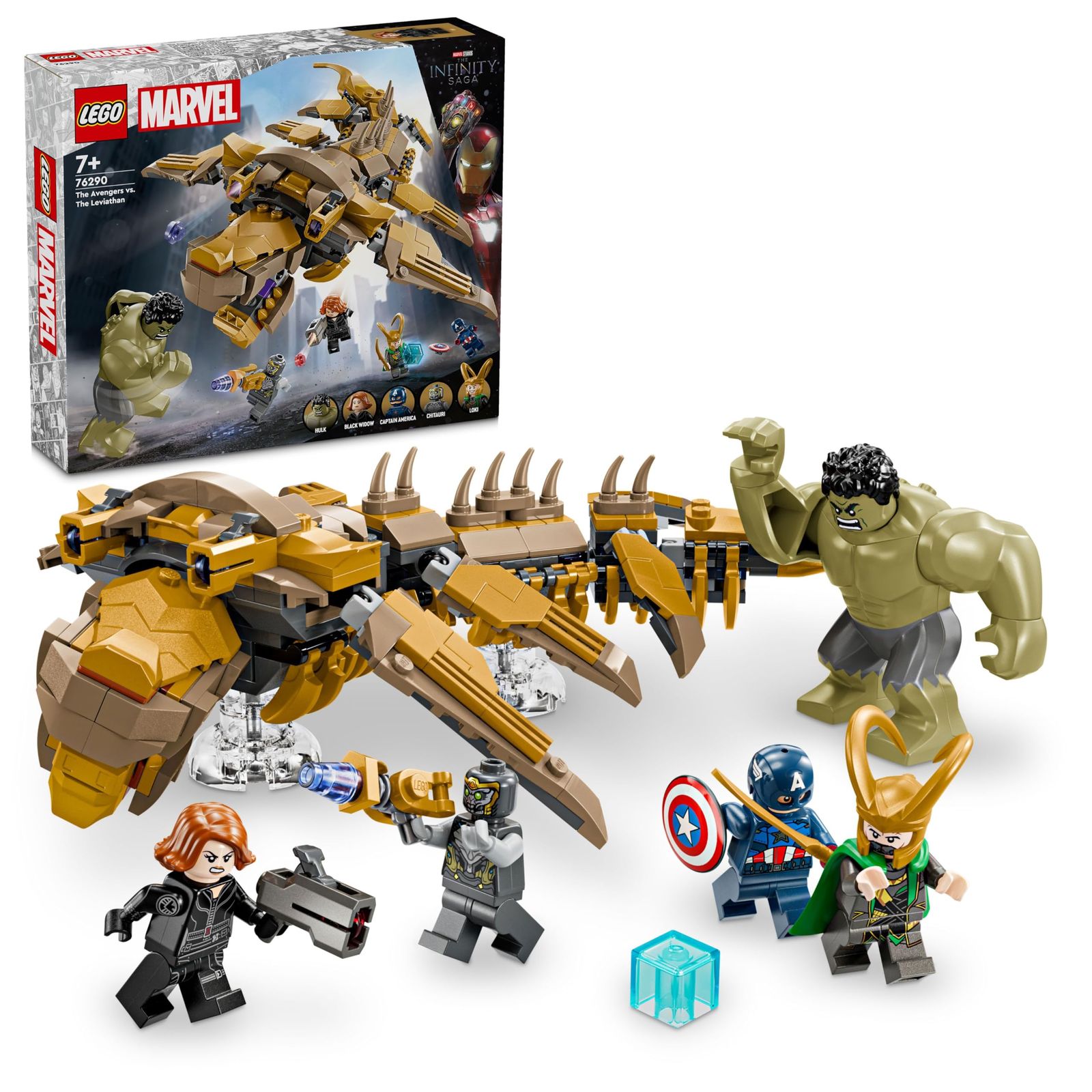 レゴ LEGO マーベル アベンジャーズとリヴァイアサンの戦い おもちゃ 玩具 プレゼント ブロック 男の子 女の子 子供 7歳 8歳 9歳 小学生 グッズ フィギュア 76290