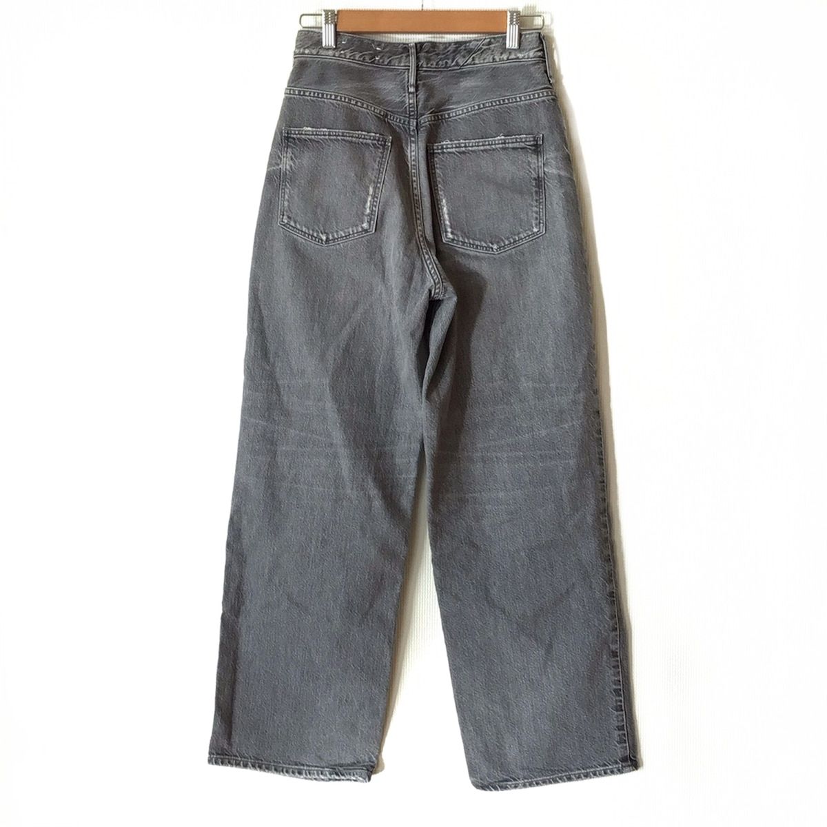 upper hights アッパーハイツ ジーンズ サイズ23 レディース - ライトグレー フルレングス ダメージ加工