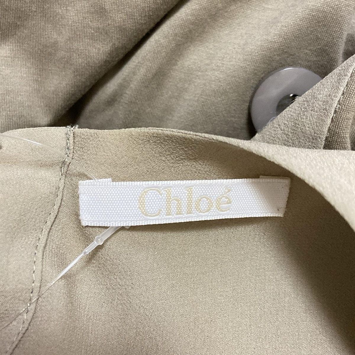  Chloe クロエ ワンピース サイズS レディース - カーキベージュ ひざ丈 フリル その他 ワンピース