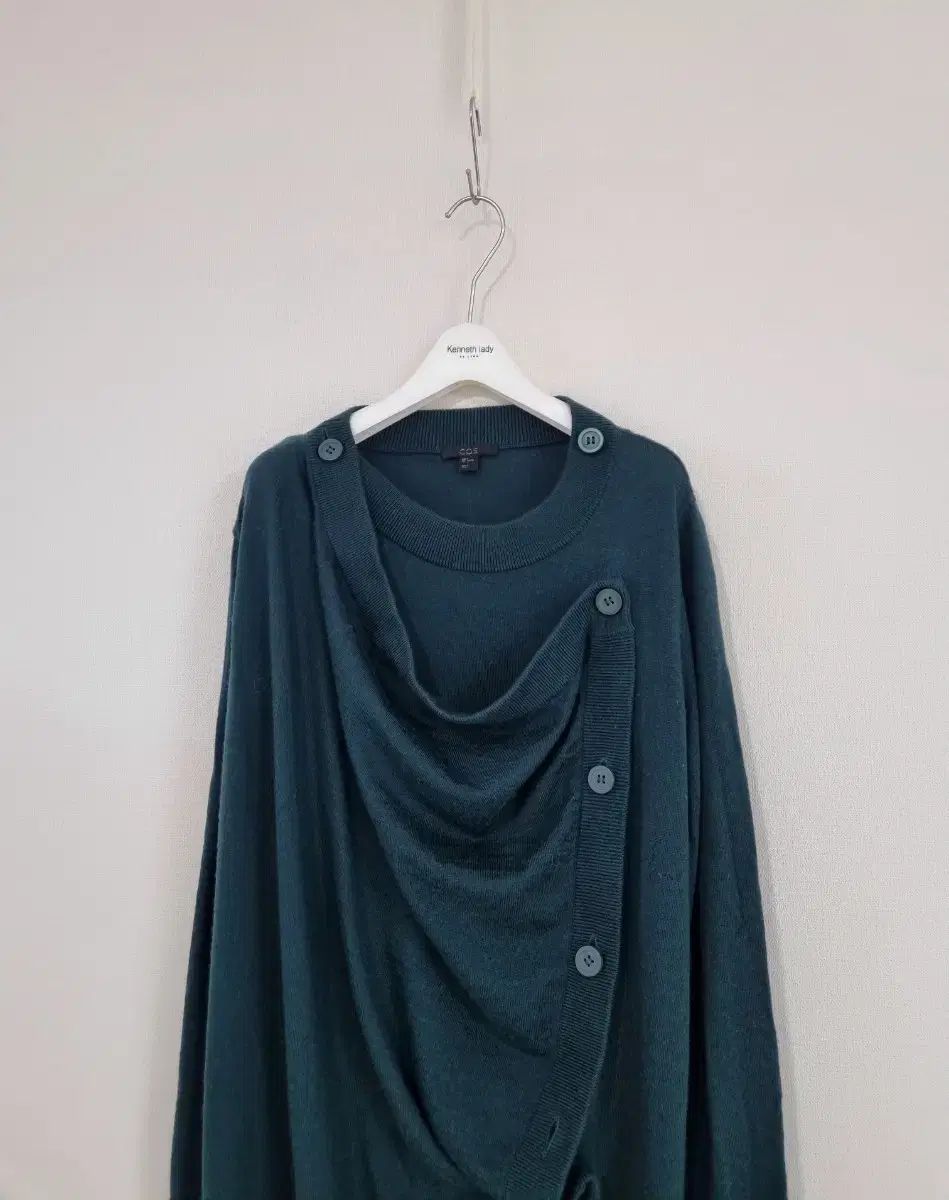  コス メリノウール 100 ONE PIECE 長袖 七分袖 ひざ丈ワンピース