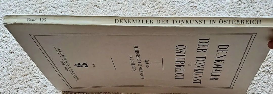 DENKMÄLER DER TONKUNST IN　ÖSTERREICH 声楽 DENKMÄLER DER TONKUNST IN ÖSTERREICH 声楽 楽譜 - メルカリ