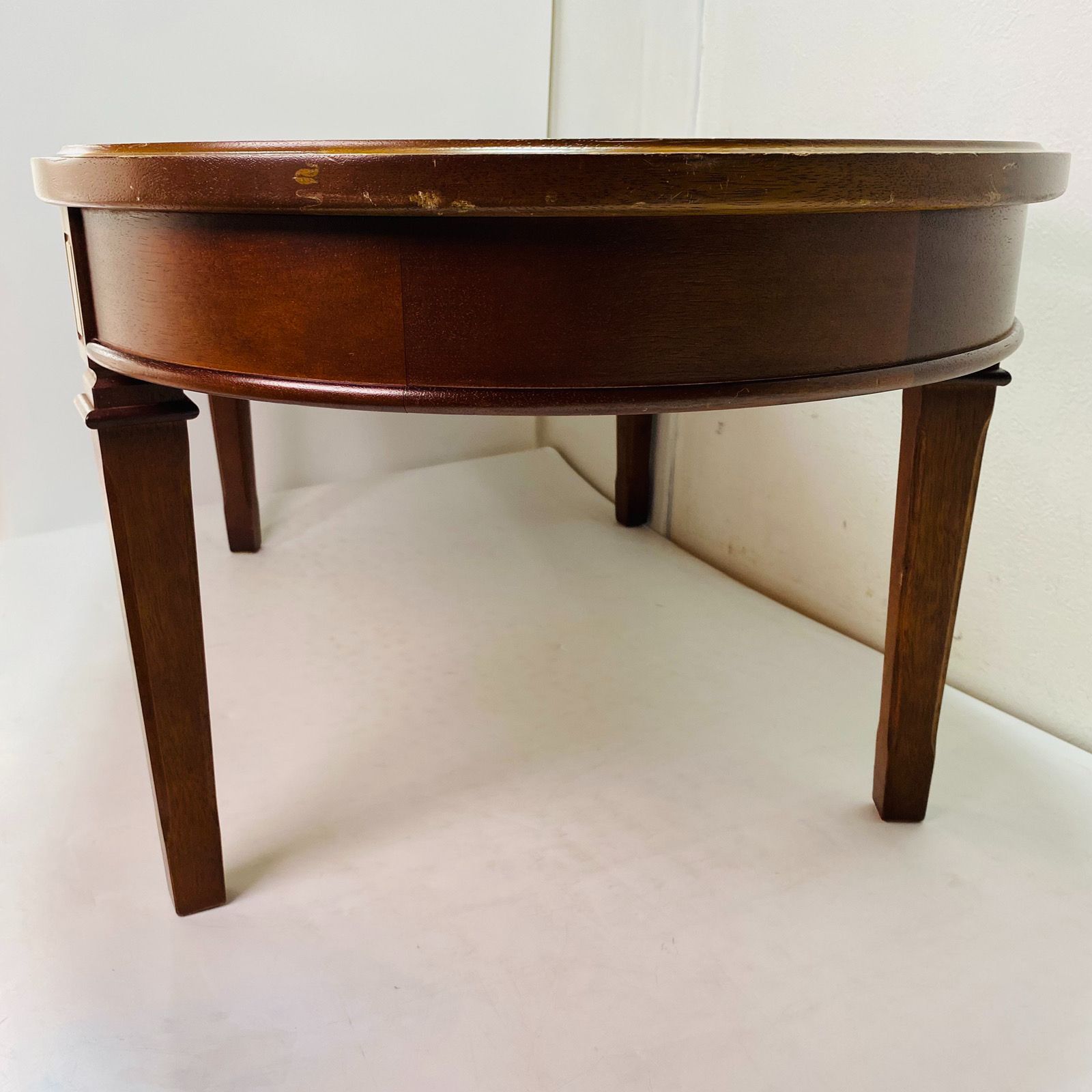 マルニ木工 maruni ローテーブル 引き出し付 センターテーブル 楕円