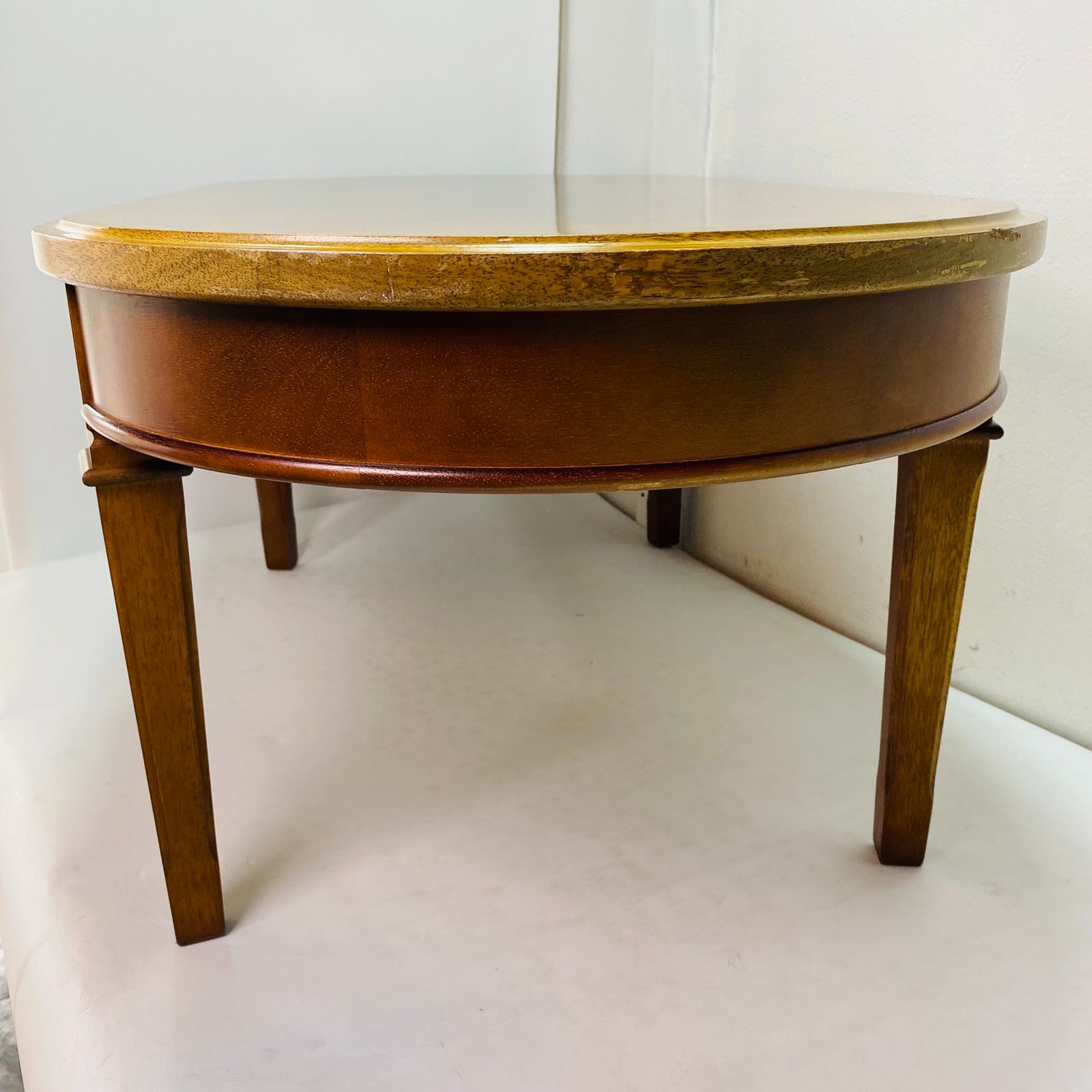 マルニ木工 maruni ローテーブル 引き出し付 センターテーブル 楕円